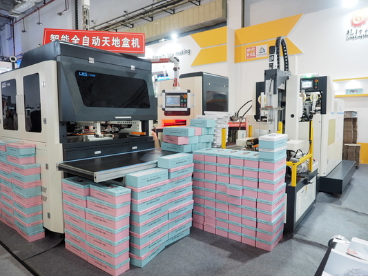 Otomatik Akıllı Sert Kutu Yapma Makinesi Karton Kutu Sarma