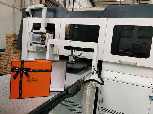 Akıllı Sert Kapak Tabanlı Endüstriyel Ambalaj Kutusu Yapma Makinesi 0.15mm