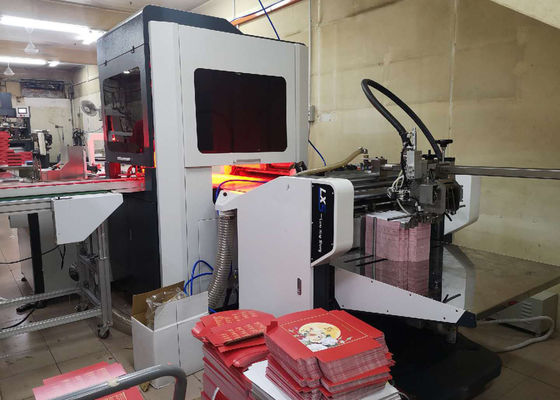 Noel Hediye Kutusu Yapma Makinesi L5989XW3182XH2100mm Sert Kutu Kağıt Yapıştırma Makinesi