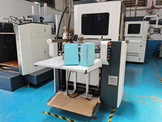 Tatlı Sert Kutu Yapma Makinesi 320gsm Karton Kutu İmalat Makinesi 110mm 550mm