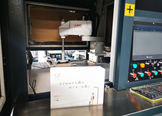 Cep Telefonu İçin Sert Kutu Kağıt Yapıştırma Makinesi H2112mm Kutu Yapıştırma Makinesi