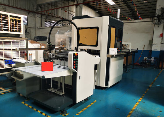L5985mm Kağıt Yapıştırma Makinesi W3183mm Sert Kutu Konumlandırma Makinesi