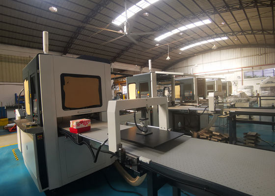 33pcs / dak Ambalaj Kutusu Makinası L5983mm Kağıt Kutu İmalat Makinası