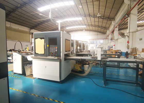 33pcs / dak Ambalaj Kutusu Makinası L5983mm Kağıt Kutu İmalat Makinası