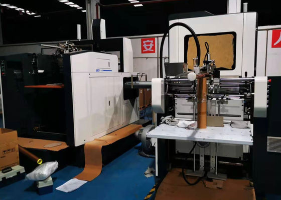 Kağıt Kutu Yapma Makinesi ve Kutu Paketleme Makinesi Karton Boyutu 600 * 400mm