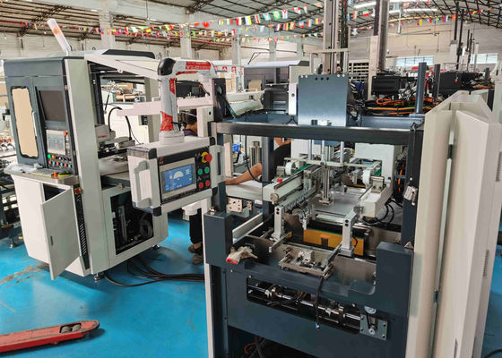 Konumlandırma Ambalaj Kutusu Yapma Makinesi Kutusu Yüksekliği 12mm-100mm